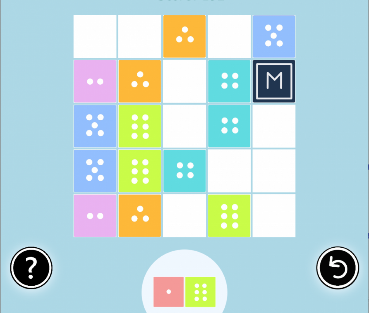 A desktop game built with Java and JavaFX. Tiles can be dragged and rotated, and the goal is to merge and clear tiles to gain points.